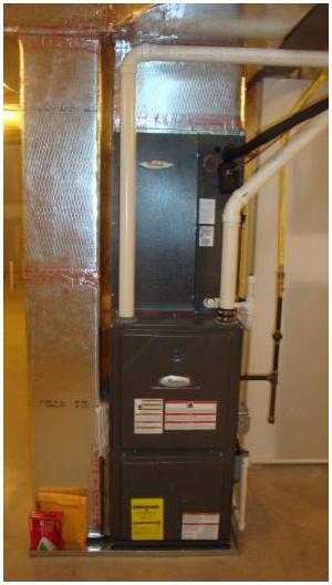 Whirlpool 96% two stage gas Furnace with two stage heat pump control by outdoor thermostat.