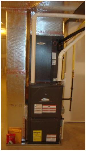 Whirlpool 96% two stage gas Furnace with two stage heat pump control by outdoor thermostat.
