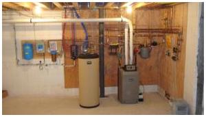 Weil-McLain Ultra Boiler with Indirect Hot Water Tank