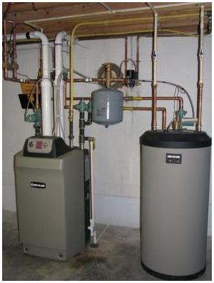 New Weil-McLain Ultra with Indirect Hot water (After)