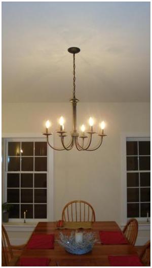 Dining room chandelier
